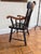 Mid-Century Modern Late 20th Century University of Chicago Captain’s Chair, Windsor-Style Armchair For Sale - Image 3 of 17