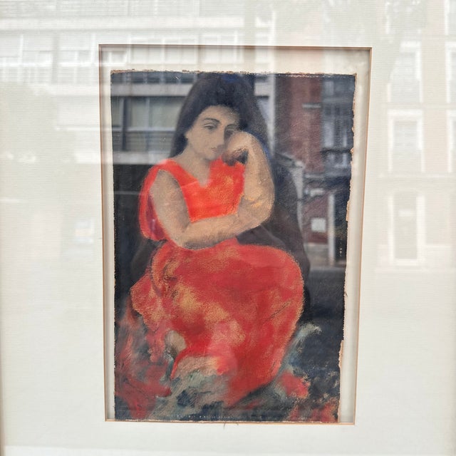 Timoteo Pérez Rubio, Sketch of Rosa Chacel, 1920s, Watercolor For Sale - Image 13 of 18