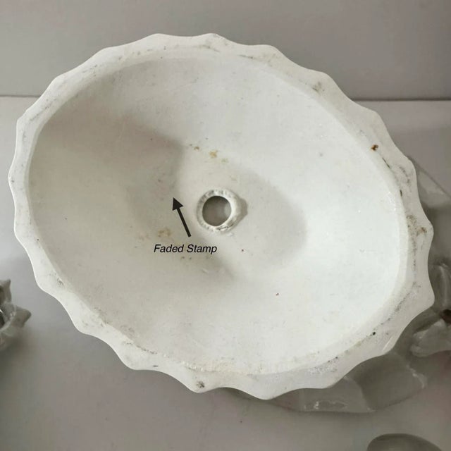 Vintage Red-Cliff Ironstone Lidded Soup Tureen With Ladle - Set of 3 For Sale - Image 10 of 12