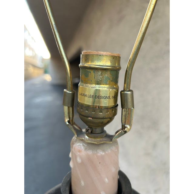 Bamboo and Wrought Iron Floor Lamp For Sale - Image 11 of 12