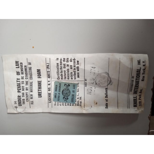 Chrome Late 20th Century Knoll Brno Tubular Leather Armchair For Sale - Image 8 of 8