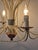 Mid-Century French Gilt Iron and Painted Tôle Hot Air Balloon Chandelier For Sale - Image 4 of 15
