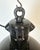 Industrial Black Enamel Factory Lamp with Cast Iron Top from Elektrosvit, 1950s For Sale - Image 6 of 16