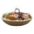 Mid 20th Century Tromp L’oeil Fruit & Flower Basket Covered Dish For Sale