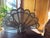 Victorian Antique Brass Peacock Folding Fan Fireplace Screen For Sale - Image 3 of 10