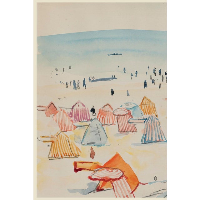 Vintage French Beach Print, Coastal Wall Art by Albert Marquet - 30" X 20" For Sale In Buffalo - Image 6 of 9