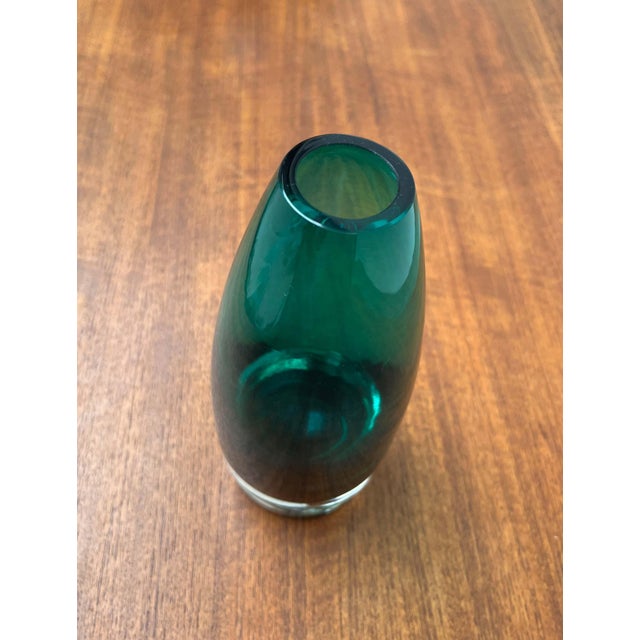 Glass Mid-Century Modern 1365 Glass Vase by Tamara Aladin for Riihimäki, Finland, 1960s For Sale - Image 7 of 18
