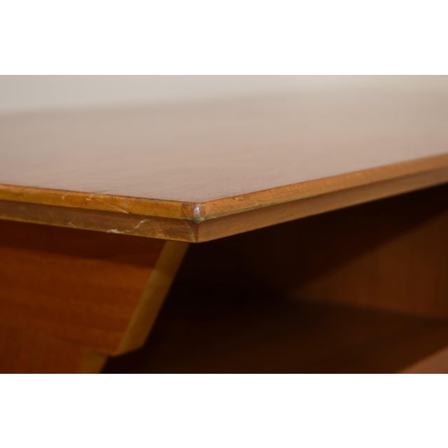 Wooden Writing Desk, Italy, 1960s For Sale - Image 13 of 15