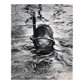 1973 Scuba Diving Black & White Photo For Sale