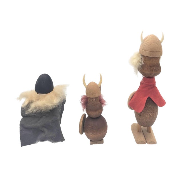 Kay Bojesen Vintage Danish Norsemen Viking Figurines, Set of 3 For Sale - Image 4 of 11