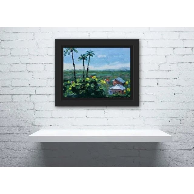 Maui Palms, Expressionist Oil Painting Landscape For Sale - Image 4 of 7