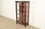 Berkey & Gay Antique Victorian Carved Oak Curved Glass Bookcase or Display Cabinet, Circa 1900 For Sale - Image 13 of 13