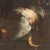 Textile Attributable to Sinibaldo Scorza, Animals in Dark Background, Oil on Canvas For Sale - Image 7 of 12