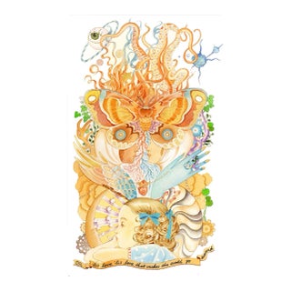 "The Quirky Riddles of Love" Original by Vikki Zhang From the Alice in Wonderland Collection For Sale