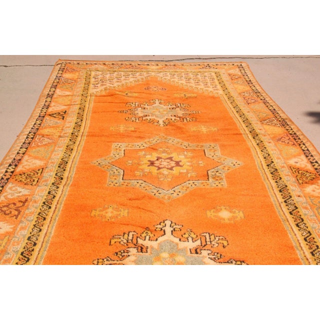 Mid 20th Century 1960s Vintage Moroccan Berber Rugs Hand-Woven by Berber Women in Morocco. For Sale - Image 5 of 18