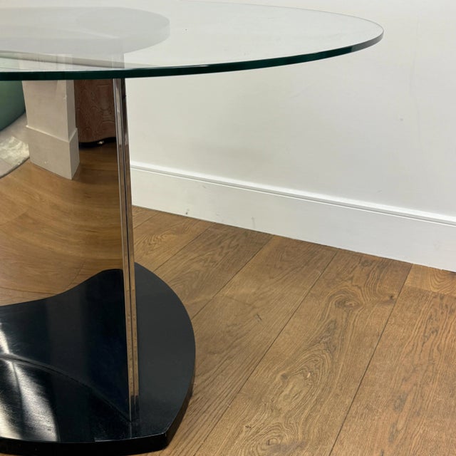 Italian Round Metal Table, 1970 For Sale - Image 9 of 9