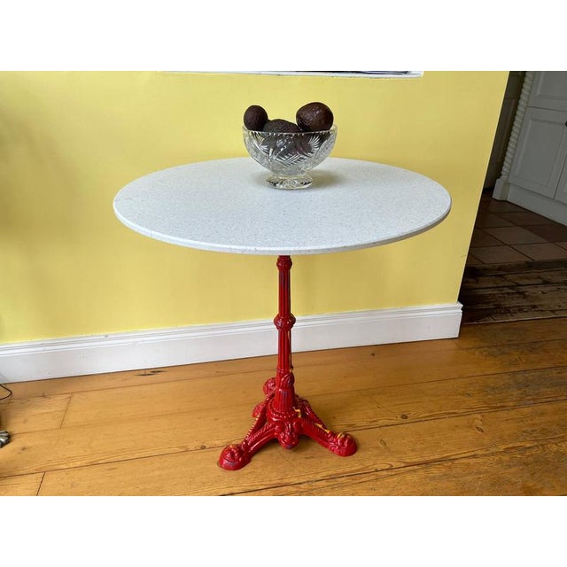 Antique Victorian Cast Iron Table For Sale - Image 4 of 5