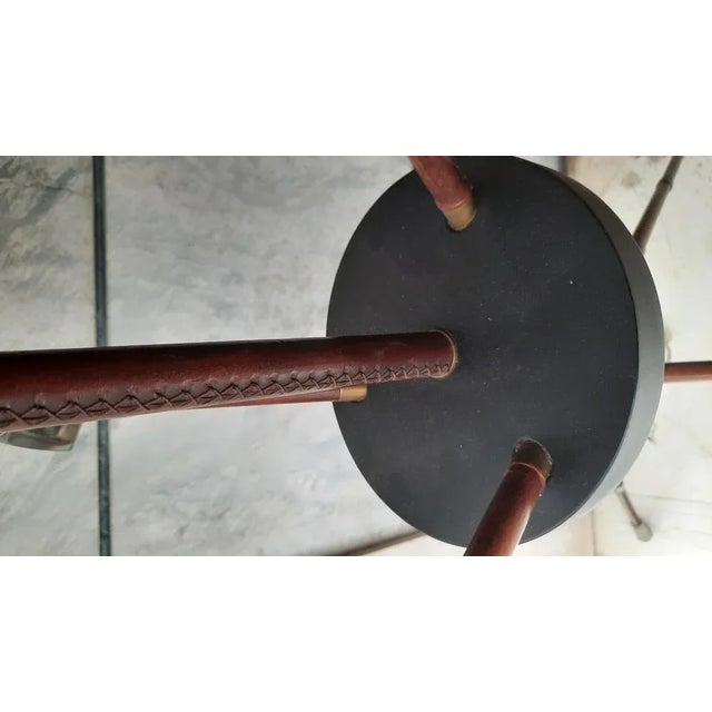 Mid-Century Modern Golf Floor Lamp attributed Jacques Adnet, 1940s For Sale - Image 3 of 9