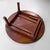 Brown Round Wooden Chabudai Low Table, Japan, 1930s For Sale - Image 8 of 12