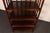 Vintage French Stained Bamboo and Rattan Six Tier Open Etagere / Bookshelf For Sale - Image 17 of 18
