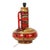 1960s Large Vintage Red and Yellow Ceramic Lamp Base, 1960s For Sale - Image 5 of 18