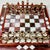1950s Vintage Frank Lloyd Wright Arts & Crafts Boho Chic Stained Glass Chess Set - Set of 33, Atrributed For Sale - Image 13 of 18