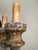 Contemporary 8-Light Carved Wood Chandelier For Sale - Image 3 of 10