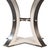 Transitional Round Dining Table, Medium - White Oak With Iron Pedestal For Sale - Image 10 of 11
