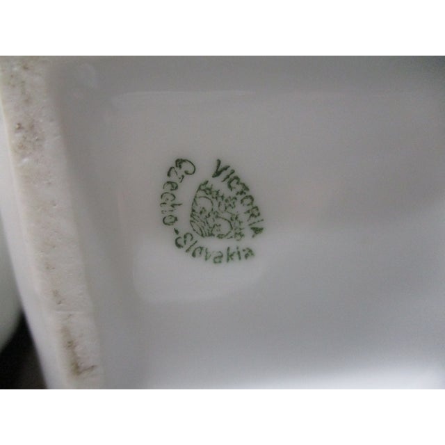 12 Piece Rare Pattern Victoria Czecho Slovakia Canisters W/ Spice Canisters For Sale - Image 14 of 18