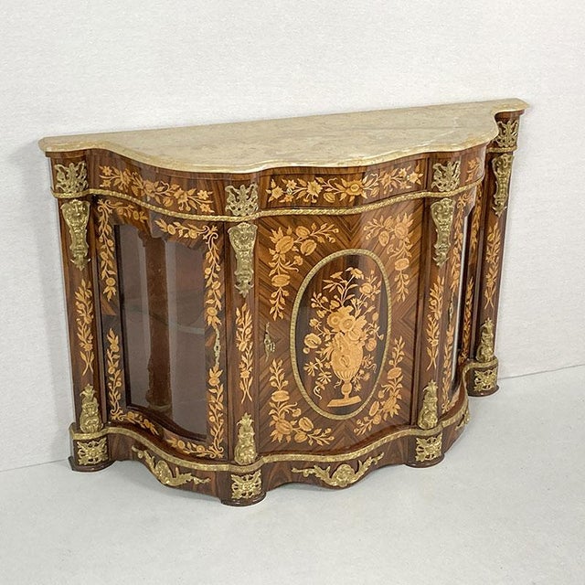 Wood English Walnut Sideboard, 1990s For Sale - Image 7 of 8