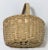 Wood Antique Maine Penobscot Indian Hand Woven Handled Basket For Sale - Image 7 of 13