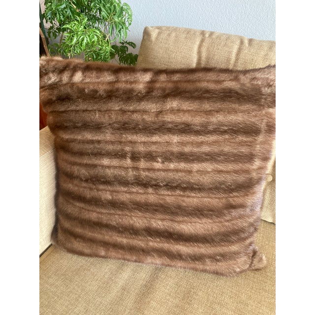 Ultimate luxury meets sustainable design. This brand-new accent pillow is custom-crafted from an immaculate, rarely worn...