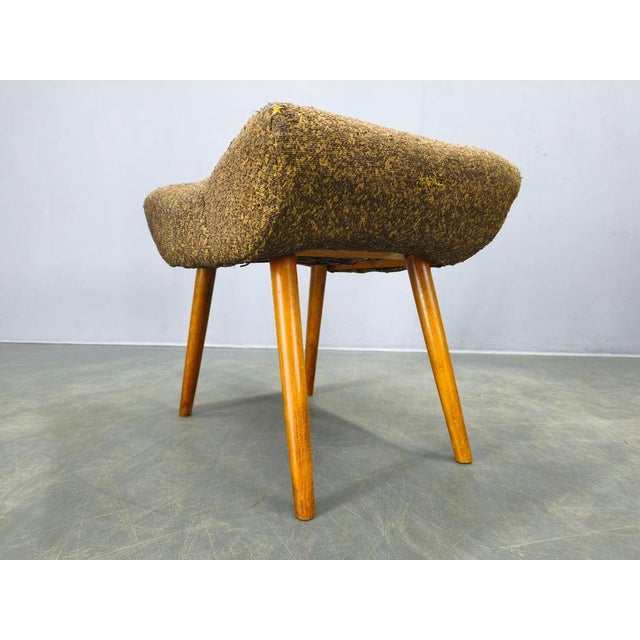 Gold Mid-Century Modern Czech Stools, 1960s, Set of 2 For Sale - Image 8 of 11