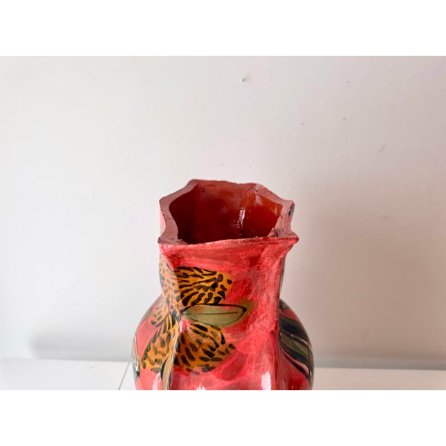 Late 20th Century Prickly Pear Flower Sculptural Lidded Vessel For Sale - Image 12 of 12