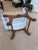 Baby Blue Antique Swedish Occassional Chair For Sale - Image 8 of 9