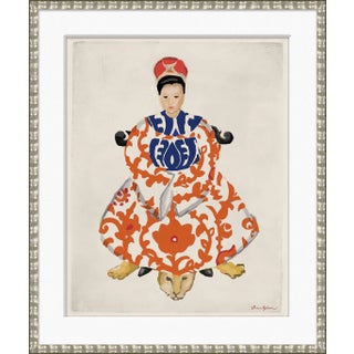 Silk Scroll, Woman By Dana Gibson, Framed Art Print For Sale