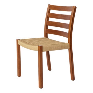 Mid-Century Danish Model 408 Dining Chair in Teak by Niels Otto (N. O.) Møller for J. L. Møllers For Sale