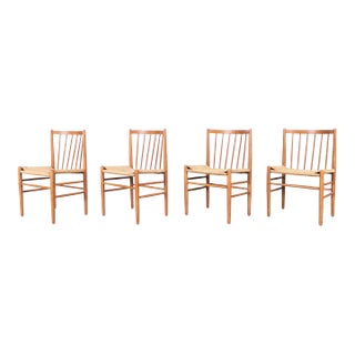 Mid-Century Model J80 Oak Dining Chairs by Jorge Baekmark for FDB Mobler For Sale