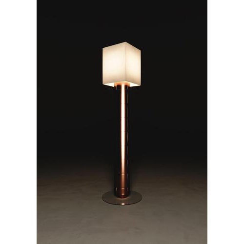 Large Navazi Floor Lamp in Ceramic with Linen and Frosted Glass by Svitanok For Sale - Image 6 of 9