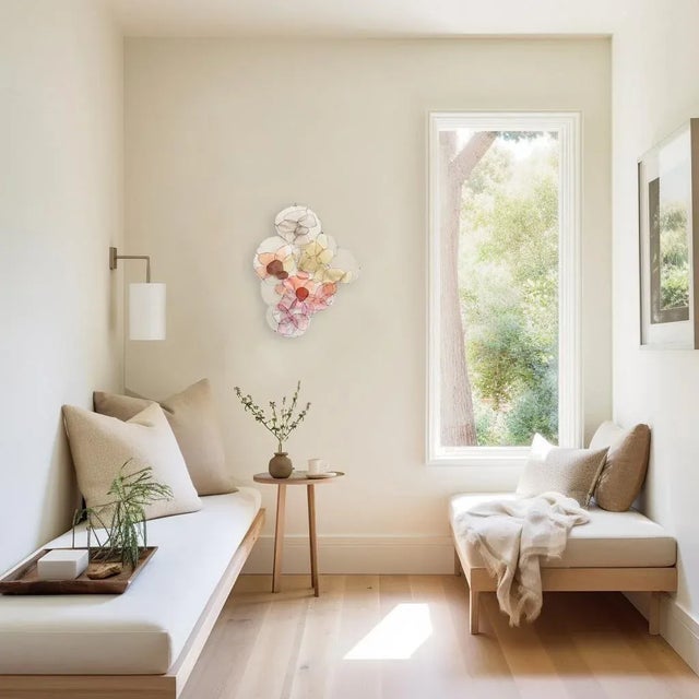 Peaches & Cream - Mixed Media Sculptural Original Artwork by Kristina Fjellman For Sale - Image 10 of 12