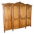 Vintage Louis XVI French Oak Four Door Carved Armoire For Sale