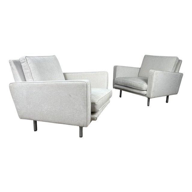 Vintage Lounge Chairs by George Nelson for Herman Miller, 1970s, Set of 2 For Sale