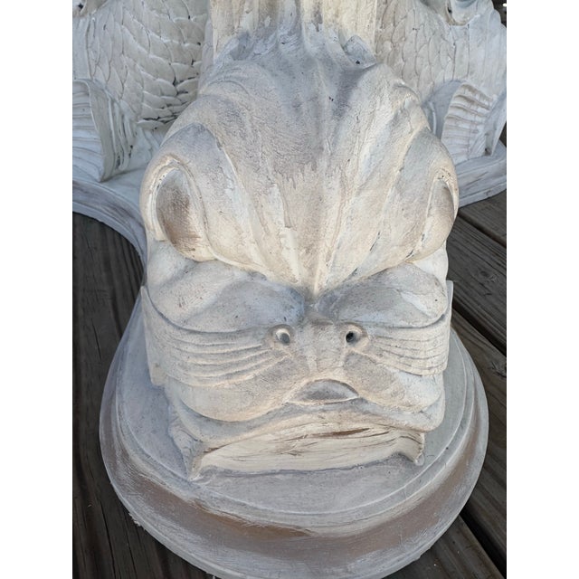Painted Dolphin Dining Table For Sale In Tampa - Image 6 of 12