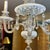2000 - 2009 Crystal and White Glass Hobnail Chandelier For Sale - Image 5 of 11