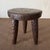 Contemporary Vintage Reclaimed Pine Side Table 17.5″ – Walnut For Sale - Image 3 of 9