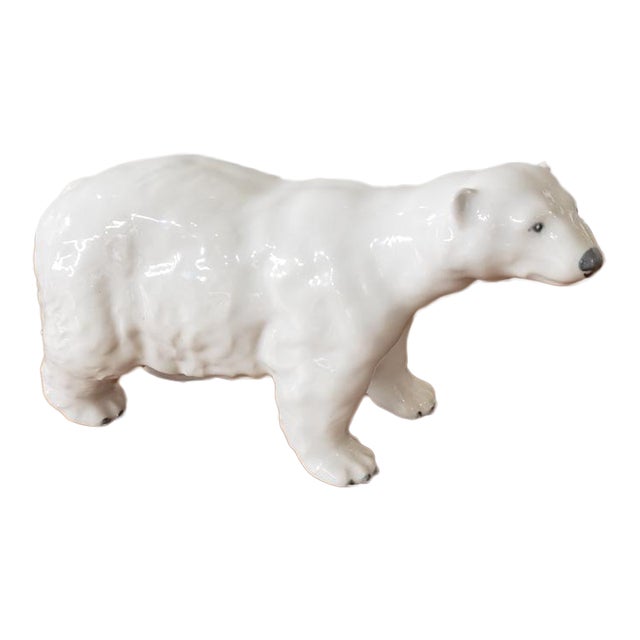 Vintage English Beswick Polar Bear Figurine by Arthur Gredington For Sale