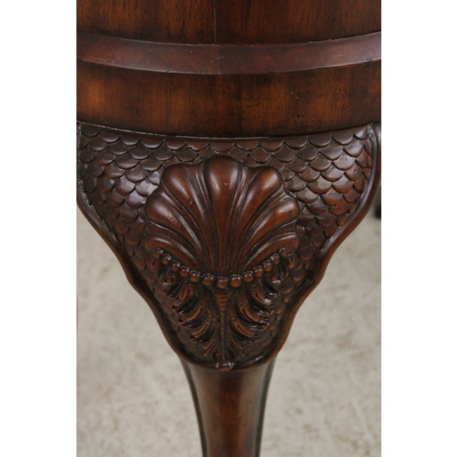 1990s Regency Maitland Smith Mahogany Lidded Wine Cooler For Sale - Image 13 of 16