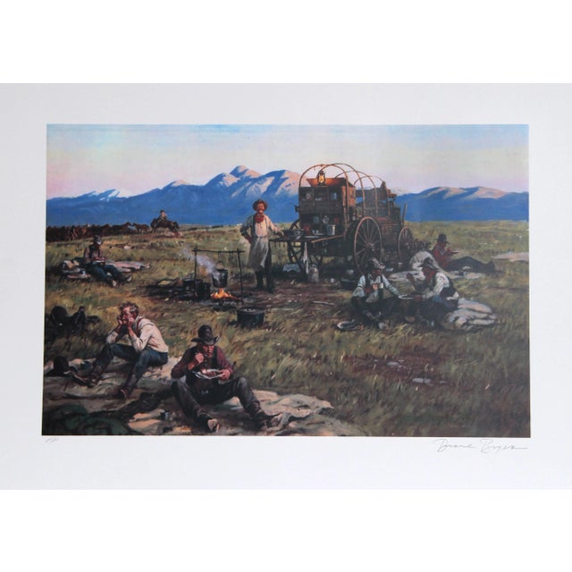 Duane Bryers, His Family , Lithograph For Sale