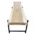 Contemporary Modern Acacia Slab & Iron Bench For Sale - Image 3 of 6