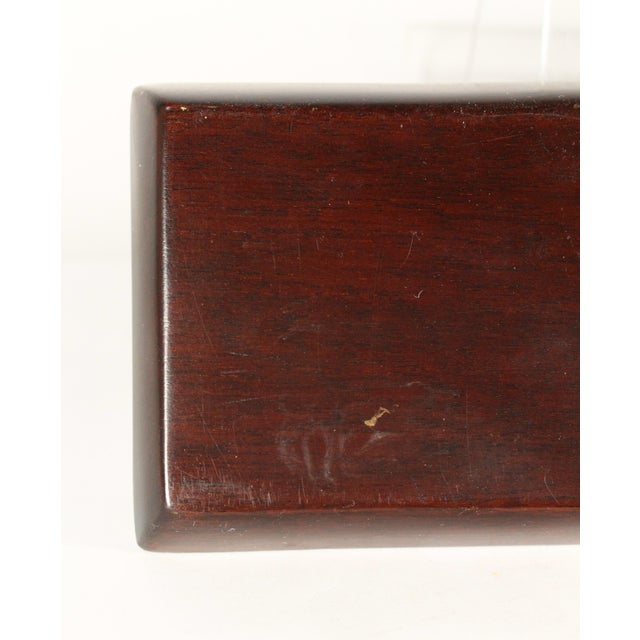 Mid-Century Peruvian Tray, Cumaru Wood, Sterling Silver & Inka Textile For Sale - Image 16 of 18